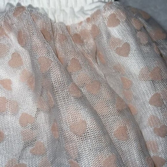 Baby Essentials White and Pink Heart Tutu 6M NWOT - Picture 4 of 4